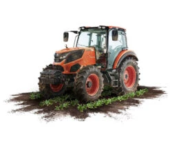 Kioti HX1151 Cab Compact Tractor #HX1151PCB